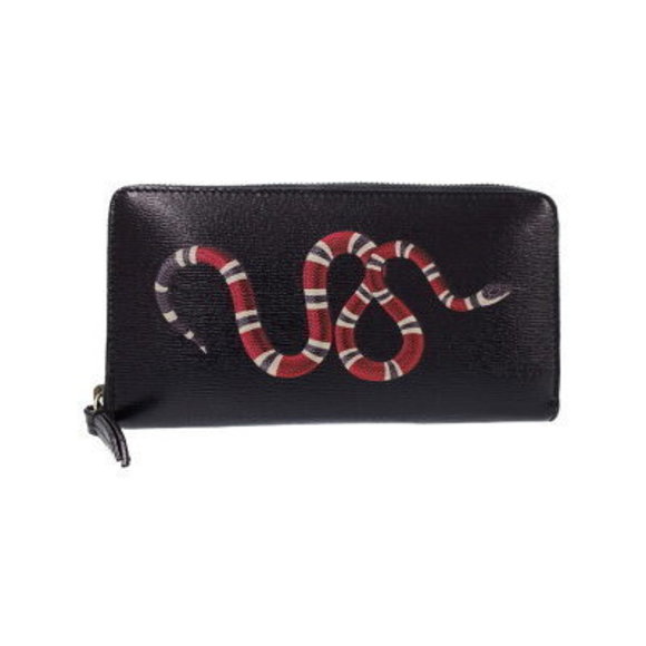 Gucci Snake Zip Wallet Long - Picture 1 of 5